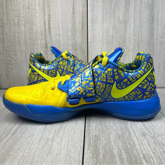 NEW Nike KD 4 ‘Scoring Title’ Basketball Sneaker Shoes  fz5916-400 Mens Size 9 - Picture 4 of 10